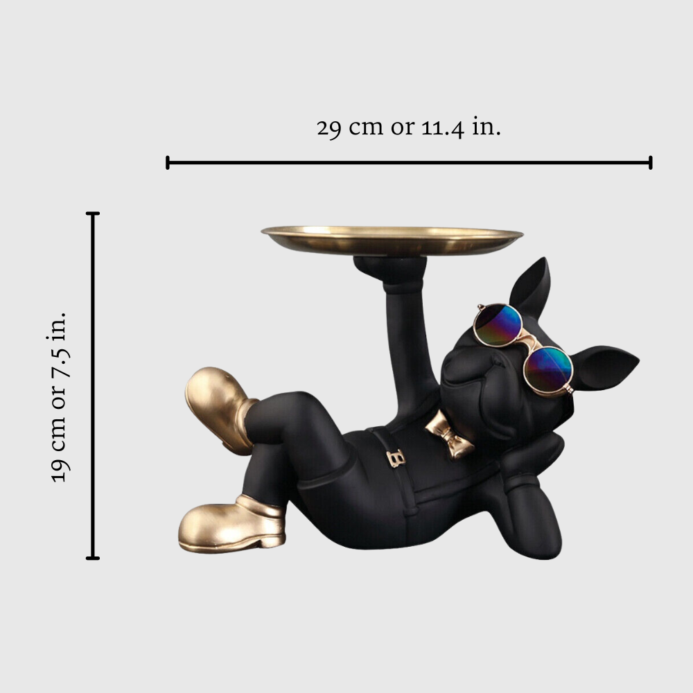 Lüks Bulldog Heykeli