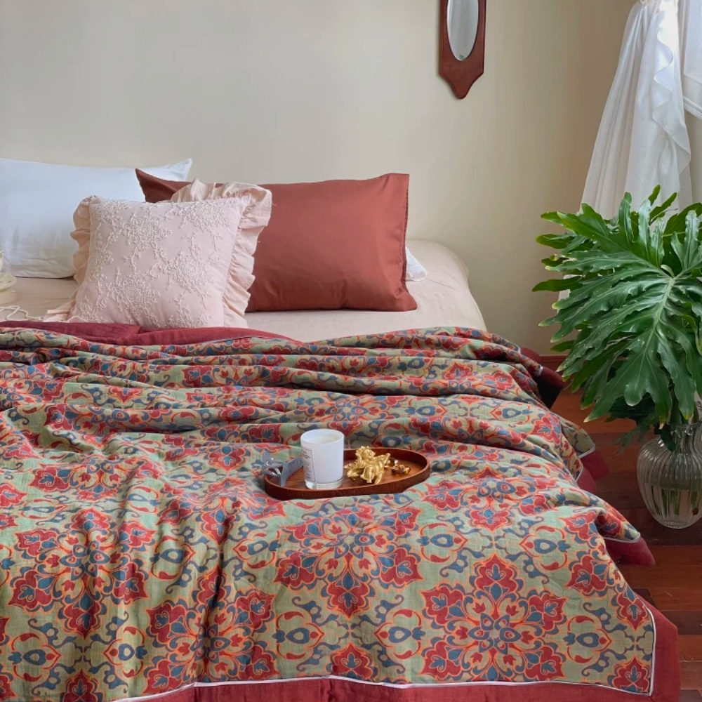 Boho Yazlık Battaniye
