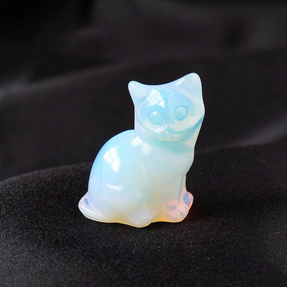 Kristal Yavru Kedi Heykeli