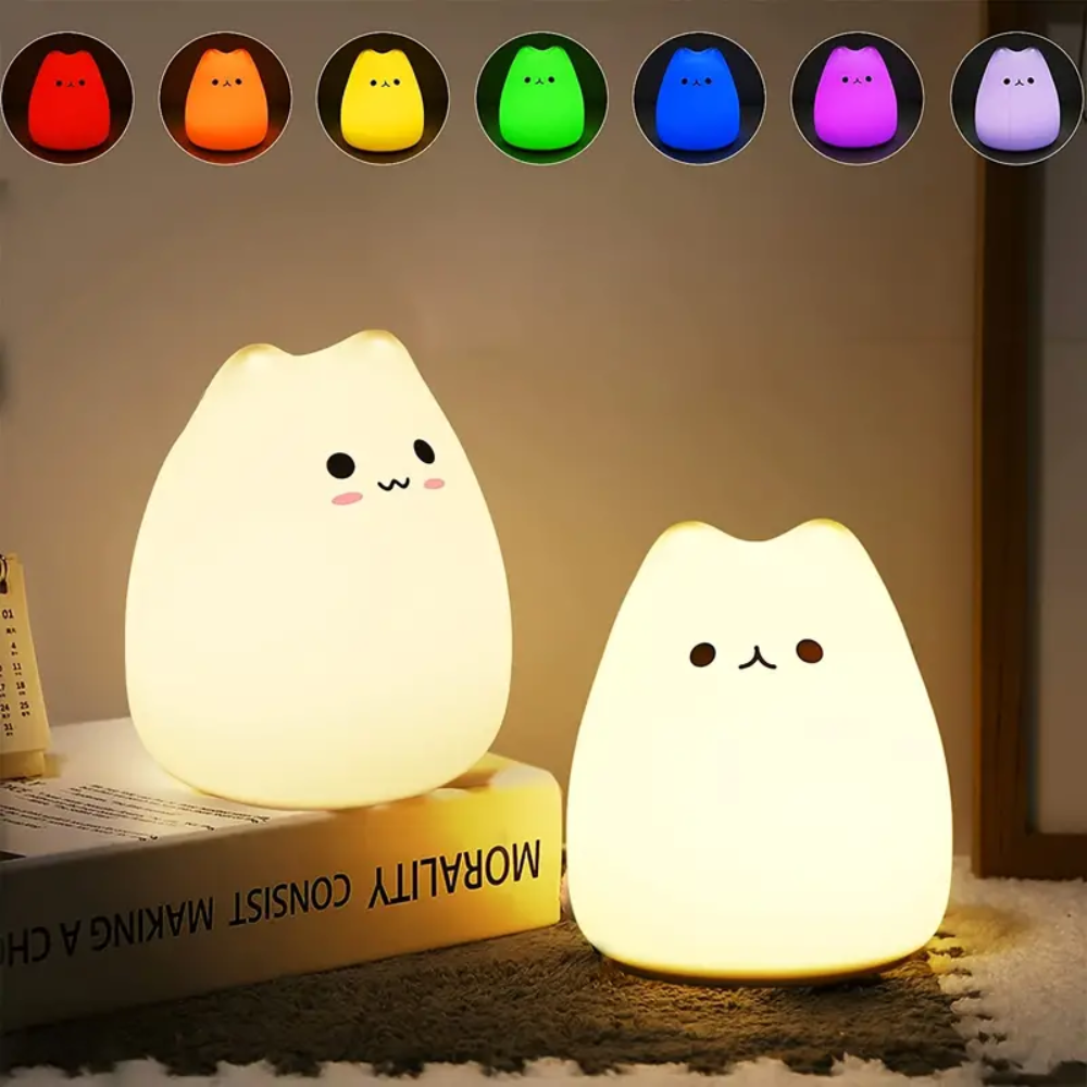 Kedi Gece Lambası
