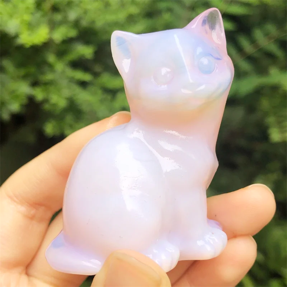 Kristal Yavru Kedi Heykeli
