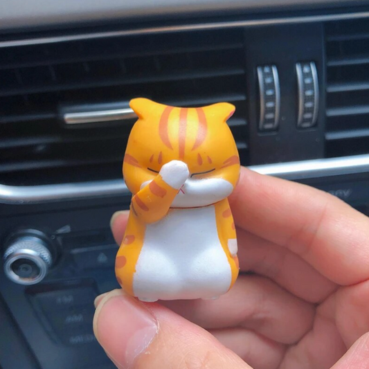 Kedi Yüzlü Palmiye Heykelciği