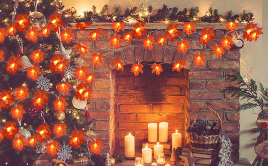 Sonbahar Yaprakları Işıkları