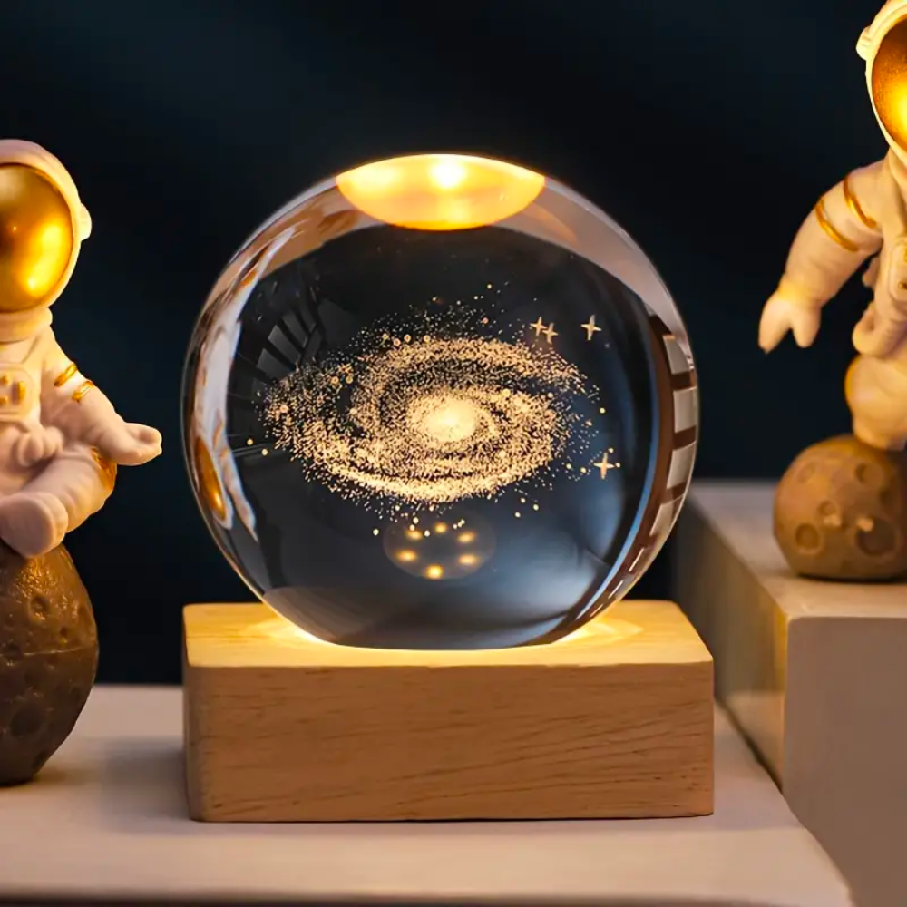 Kristal Top Gece Lambası