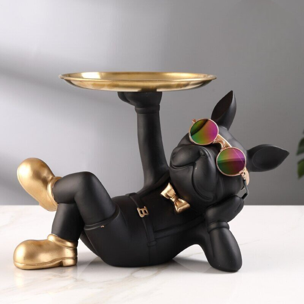 Lüks Bulldog Heykeli