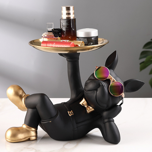 Lüks Bulldog Heykeli