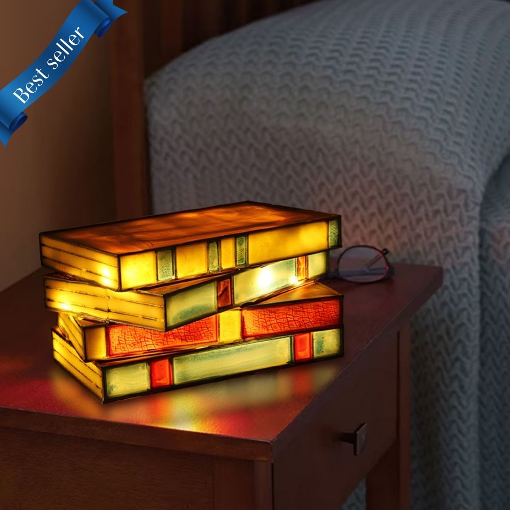 Vitray Kitap Lambası