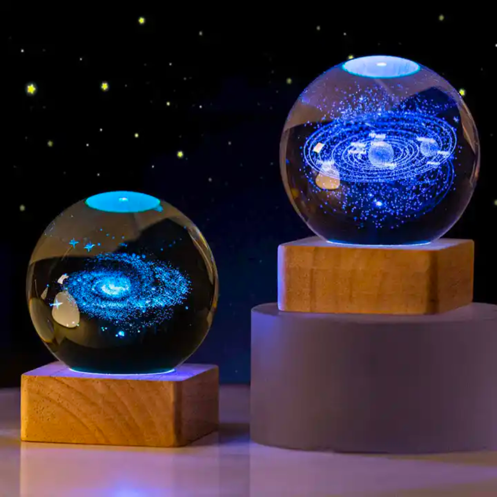 Kristal Top Gece Lambası