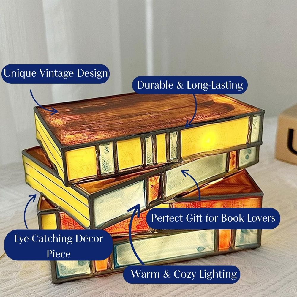 Vitray Kitap Lambası