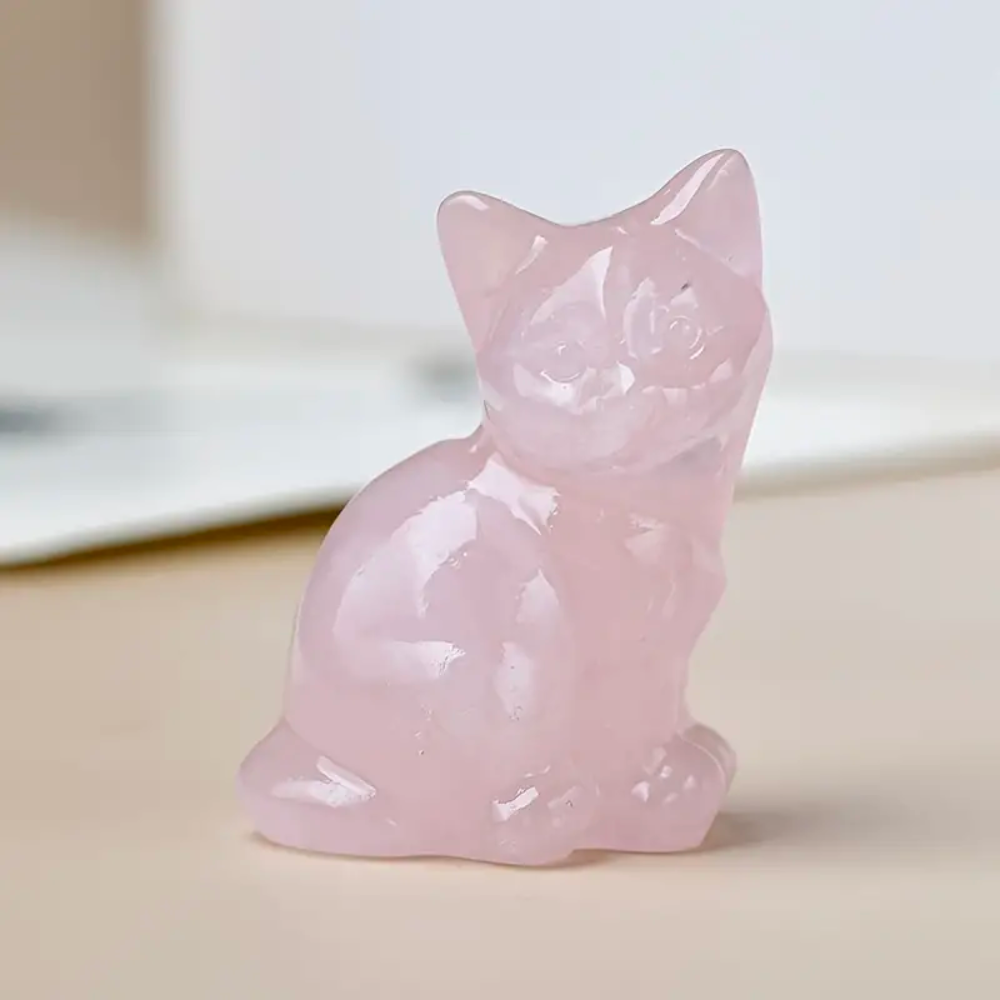 Kristal Yavru Kedi Heykeli