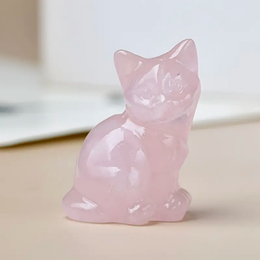 Kristal Yavru Kedi Heykeli