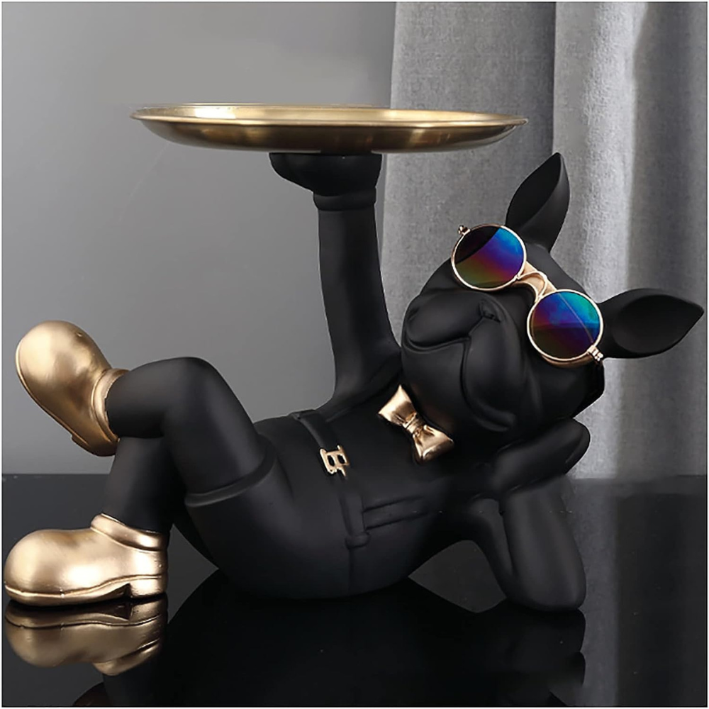 Lüks Bulldog Heykeli