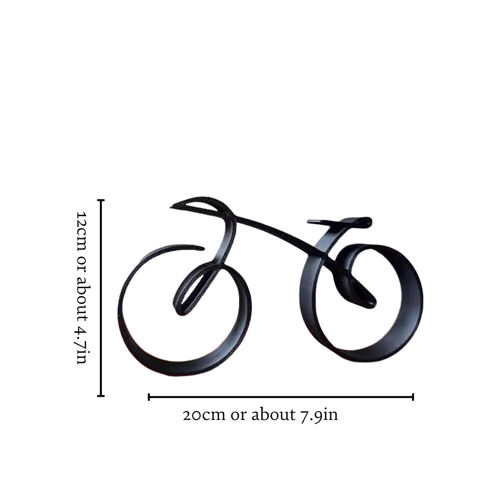 Minimalist Bisiklet Heykeli